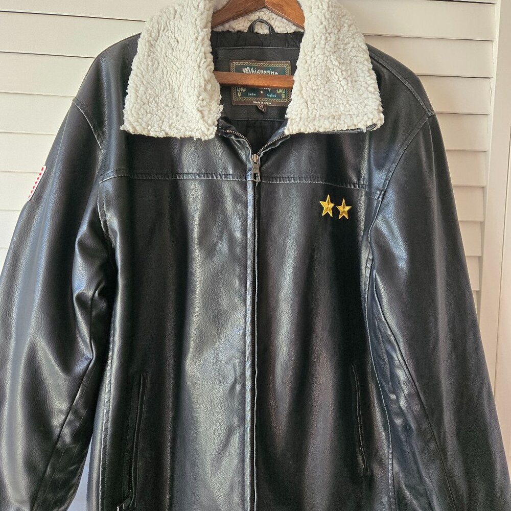 GET IT WHILE YOU CAN!!  Whispering Smith Faux Leather Men's Jacket